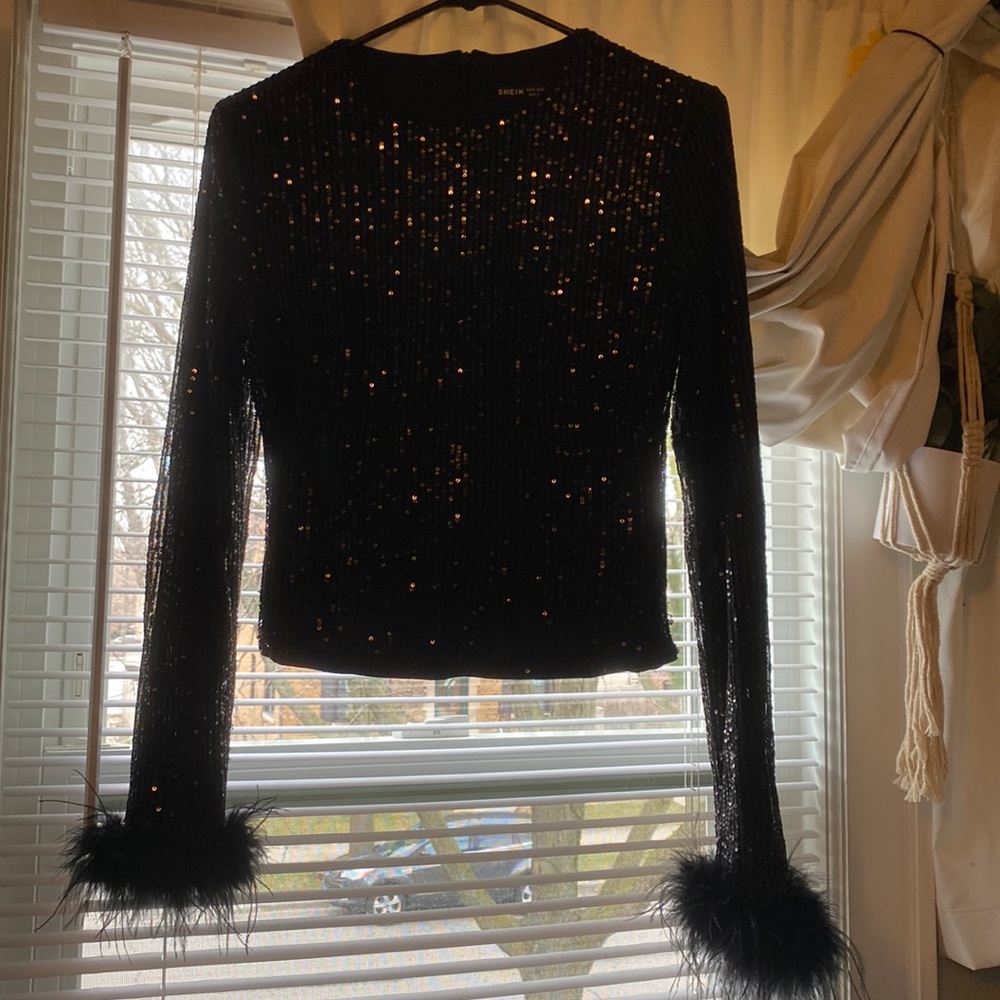 Sparkle glitter top (worn once)
